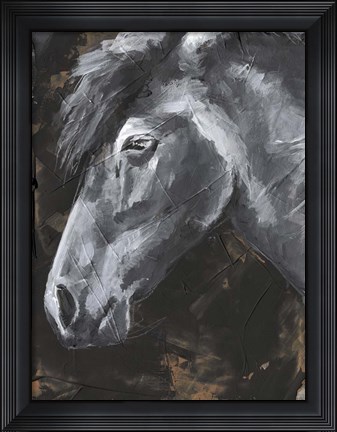 Framed Tribeca Horse II Print