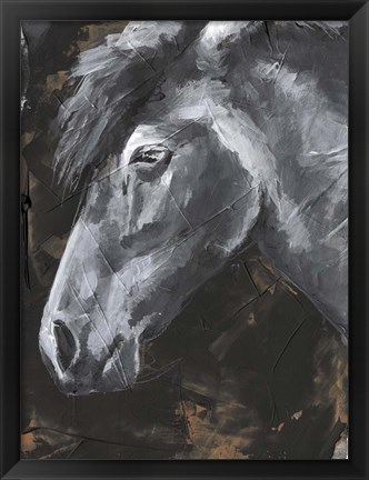 Framed Tribeca Horse II Print