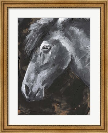 Framed Tribeca Horse II Print