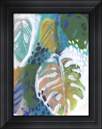 Framed Hazy Jungle I Print