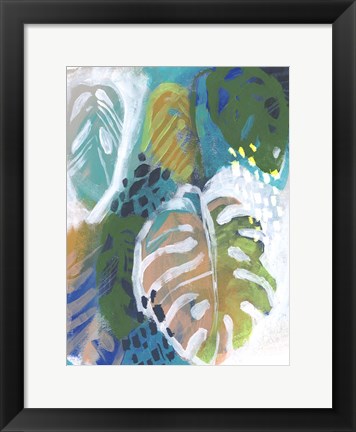 Framed Hazy Jungle I Print