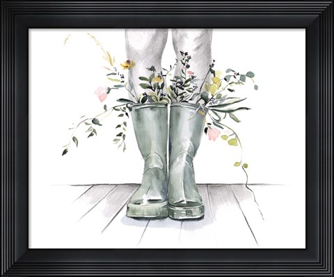 Framed Flow &amp; Grow II Print