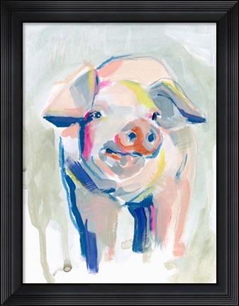 Framed Fluorescent Farm II Print