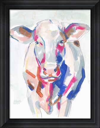 Framed Fluorescent Farm III Print