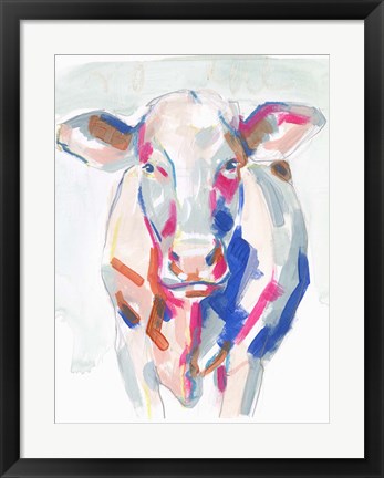 Framed Fluorescent Farm III Print