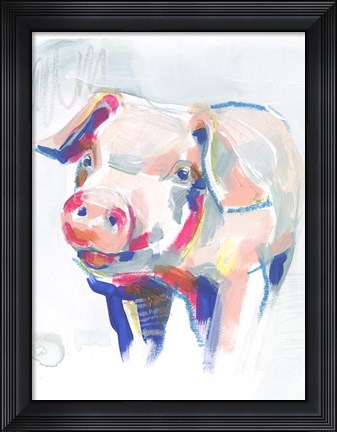 Framed Fluorescent Farm IV Print