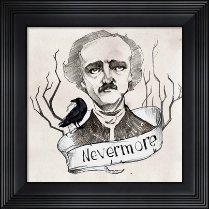 Framed Nevermore I Print