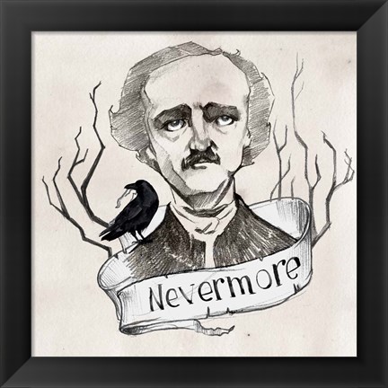 Framed Nevermore I Print