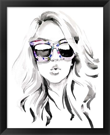 Framed Look into the Sun(Glasses) I Print