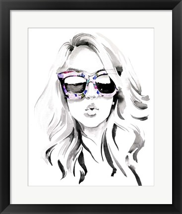 Framed Look into the Sun(Glasses) I Print