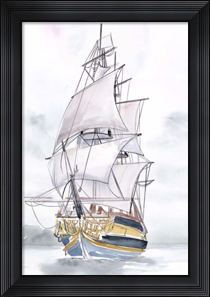Framed Tall Ship II Print