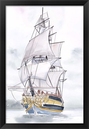 Framed Tall Ship II Print