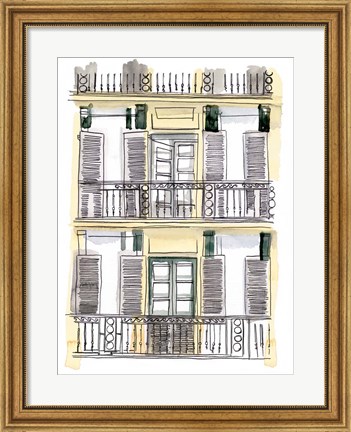 Framed On the Sunny Side of the Street I Print