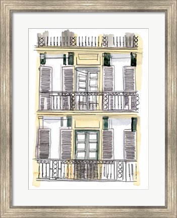 Framed On the Sunny Side of the Street I Print