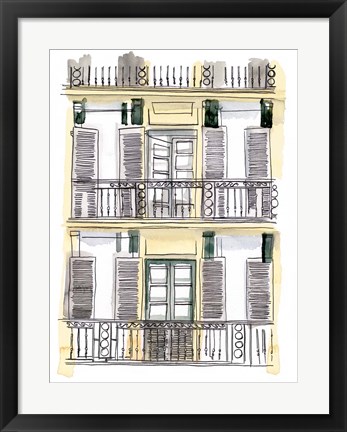 Framed On the Sunny Side of the Street I Print