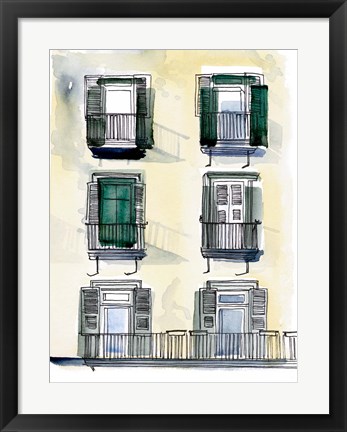 Framed On the Sunny Side of the Street II Print