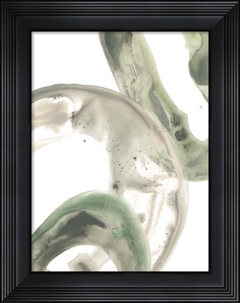 Framed Concentric Lichen I Print