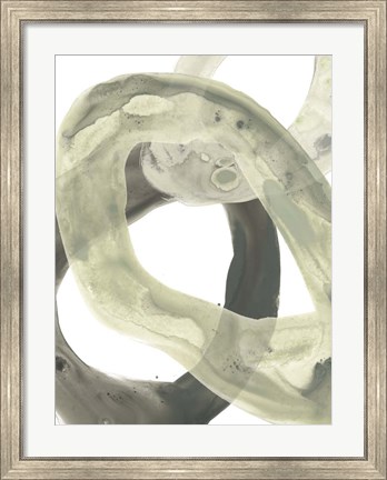 Framed Concentric Lichen II Print