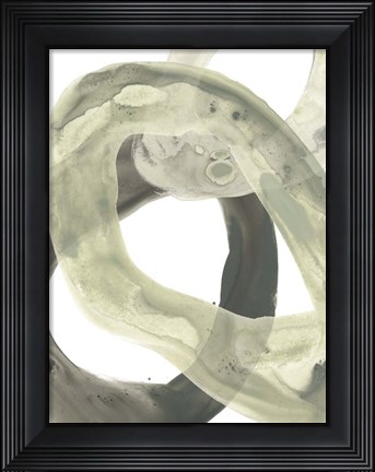 Framed Concentric Lichen II Print