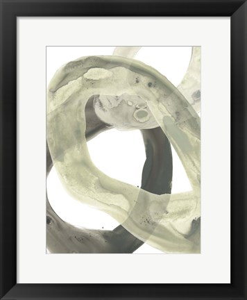 Framed Concentric Lichen II Print