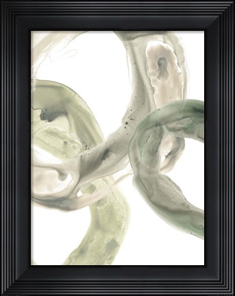 Framed Concentric Lichen III Print