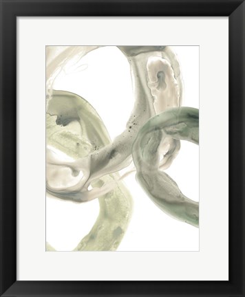 Framed Concentric Lichen III Print