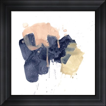 Framed Earthtone Gesture II Print