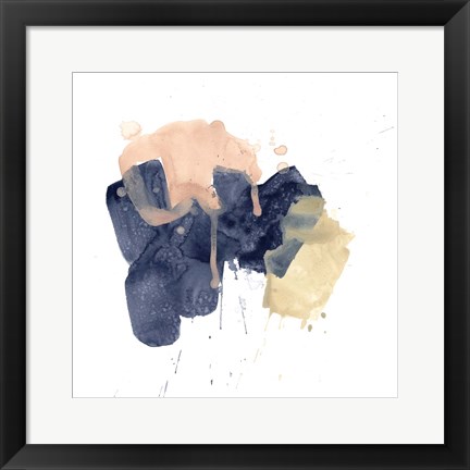 Framed Earthtone Gesture II Print