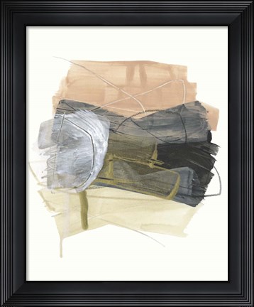 Framed Shuffle Stack II Print