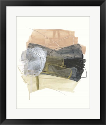 Framed Shuffle Stack II Print