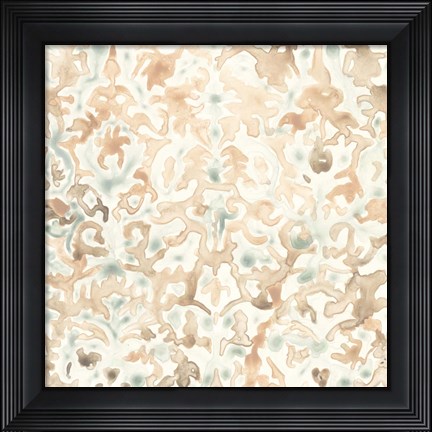 Framed Terracotta Garden Tile II Print