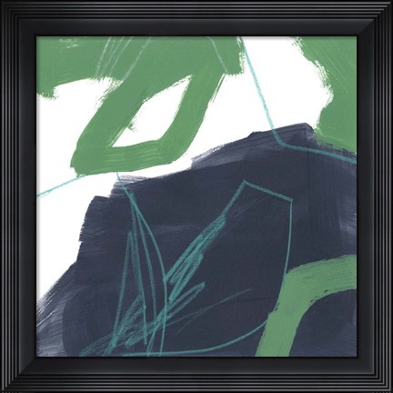 Framed Jungle Gesture I Print