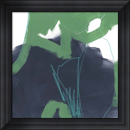 Framed Jungle Gesture II Print
