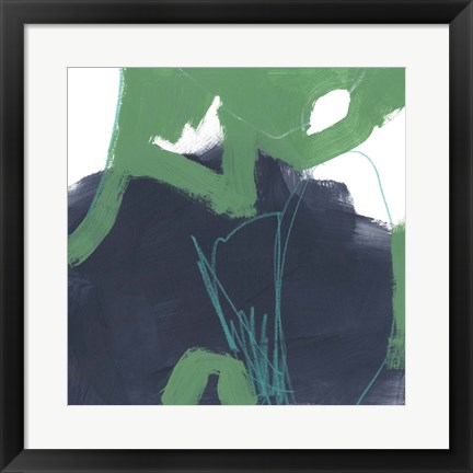 Framed Jungle Gesture II Print