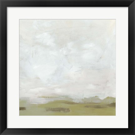Framed Moss Horizon II Print