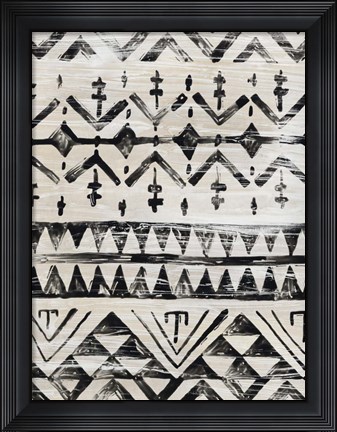 Framed Modern Mudcloth I Print