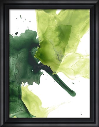 Framed Emerald Swath I Print