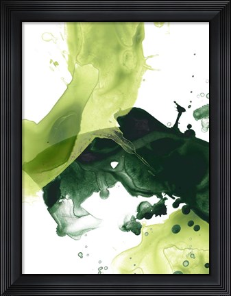 Framed Emerald Swath II Print