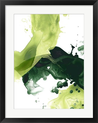 Framed Emerald Swath II Print