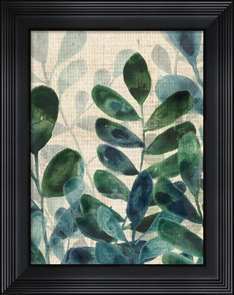 Framed Verdant Sophistication I Print