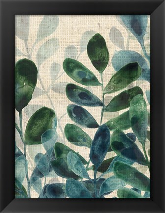 Framed Verdant Sophistication I Print
