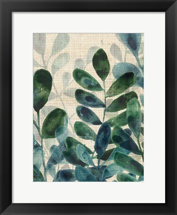 Framed Verdant Sophistication I Print