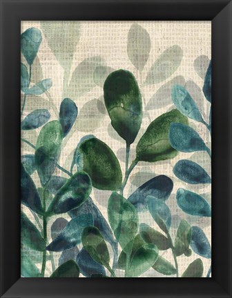 Framed Verdant Sophistication II Print