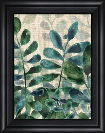Framed Verdant Sophistication III Print