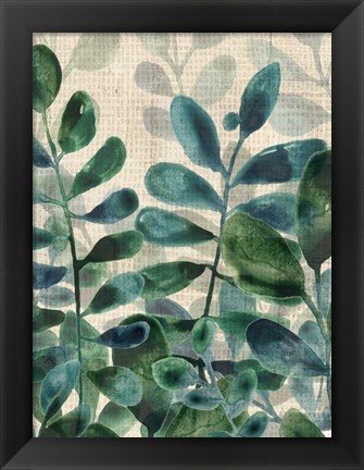 Framed Verdant Sophistication III Print