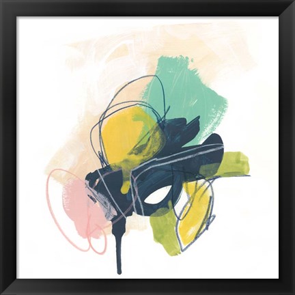 Framed Mariposa Sketch I Print