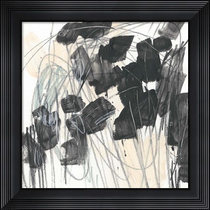 Framed Scramble I Print