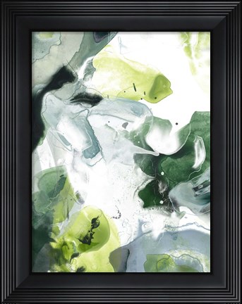 Framed Jungle Marble I Print