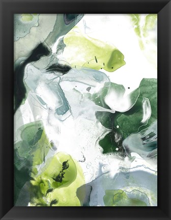 Framed Jungle Marble I Print