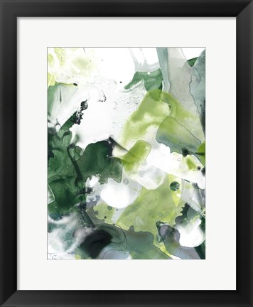 Framed Jungle Marble II Print